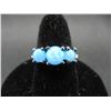 Image 1 : WOMAN'S BLUE FIRE OPAL RING (SIZE 7), FASHION JEWELRY