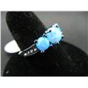 Image 2 : WOMAN'S BLUE FIRE OPAL RING (SIZE 7), FASHION JEWELRY