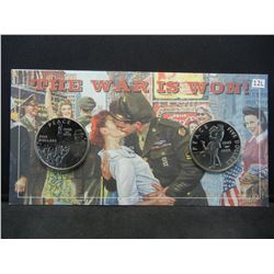 Two $5 Marshall Islands "The War Is Won" Commemorative Set.