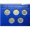 Image 2 : 1941-1947 Walking Liberty Half Dollar Complete 20 Coin Set.