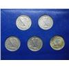 Image 8 : 1941-1947 Walking Liberty Half Dollar Complete 20 Coin Set.