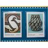 Image 3 : 1882 & 1883 Indian Cent Coin & Stamp Set Honoring Native American Pottery.
