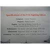 Image 4 : 1995 Marshall Islands $5 Coin Commemorating F-16 Fighting Falcon.