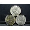 Image 1 : 1943 PDS Uncirculated Silver War Nickels.
