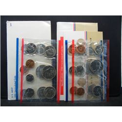 1981 & 1986 United States Mint Sets With Original Government Packaging.