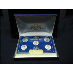 2006 5 Coin (NV ND SD CO NE) State Quarter Sets Issued by United States Commemorative Gallery.