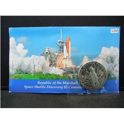 1988 Marshall Islands $5 Space Shuttle Commemorative Coin.