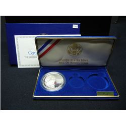 1993-S James Madison, Father of the Bill of Rights Proof Commemorative 90% Silver Dollar.