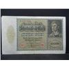 Image 1 : 1922 Germany Weimar Republik 10,000 Mark Reichsbanknote, Serial # V 0303951