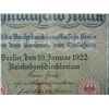 Image 2 : 1922 Germany Weimar Republik 10,000 Mark Reichsbanknote, Serial # V 0303951