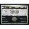 Image 1 : 1942 Walking Liberty Half Dollar Historic U.S. Coin Set Issued by First Commemorative Mint.