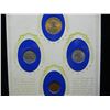 Image 2 : American Indian Head 4-Coin Collection Issued by United States Commemorative Gallery.