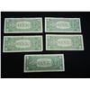Image 5 : Group of Five 1957 Silver Certificates.