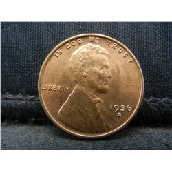 1936-S Red Brilliant Uncirculated Lincoln Head Cent.