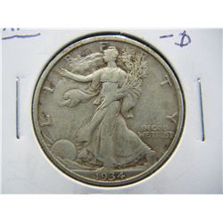 1934 D Walking Liberty Half Dollar