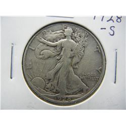1928 S Walking Liberty Half Dollar