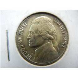 1943 Jefferson Nickeln 35% Silver