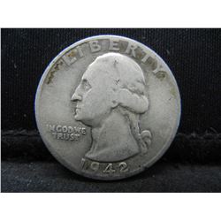 1942 S Washington Quarter
