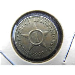 1946 Cuba Un Centavo