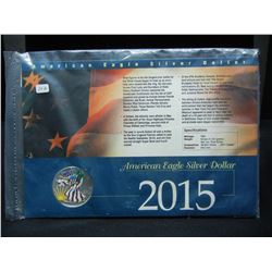 2015 Colorized US American Silver Eagle in nice display.  Beautiful.