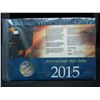 Image 1 : 2015 Colorized US American Silver Eagle in nice display.  Beautiful.