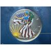 Image 2 : 2015 Colorized US American Silver Eagle in nice display.  Beautiful.