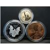 Image 3 : 2016 Reagan Coin and Chronicles Set that includes a GEM Proof Silver Eagle, a reverse proof Reagan D