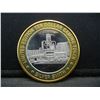 Image 2 : Silver Smith Wendover Nevada $10 (.999) silver gambling token.   In capsule.