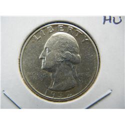 RARITY ALERT.  1932-D Washington Quarter, Choice AU.  Mintage 448,000.  KEY.