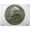 Image 1 : Scarcity ALERT.  1937-D Washington Quarter, Choice AU.  Hard to find.
