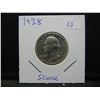 Image 3 : Scarcity ALERT.  1938 Washington Quarter, Choice AU.  Very scarce.