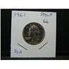 Image 3 : 1961 Washington Quarter.  GEM Proof 66.