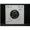 Image 3 : 1963 Washington Quarter.  GEM Proof 66.