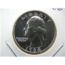 1964 Washington Quarter.  GEM Proof 66.