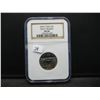 Image 1 : 2005 P   West Virginia State Quarter.  NGC slabbed as MS 66, High Grade.