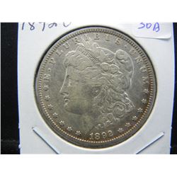 1892-O Morgan. Very Fine.  Better mid-nineties date.