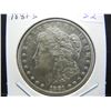 Image 1 : 1881-S Morgan Dollar.  AU.  Proof like.
