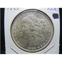 1885 Morgan Dollar.  Very Choice Brilliant Uncirculated.
