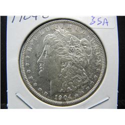 1904-O Morgan Dollar.  Brilliant Uncirculated.