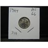 Image 3 : 1944 Mercury Dime.  MS 66.  Super White coin with booming luster.