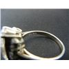 Image 4 : Ladies sterling ring size 8 with large oval cubic zirconia stone.  What BLING!
