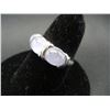 Image 3 : Ladies sterling ring size 7 with lavender stones.  Attractive!