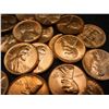 Image 3 : (50) 1953-D Wheat Cents.  Red Uncirculated.  Nice roll.