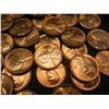 Image 3 : (50) 1954-D Wheat Cents.  Red Uncirculated.  Nice roll.