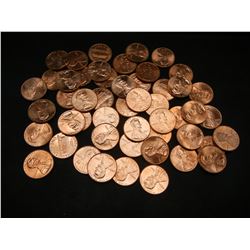2006 and 2007 Lincoln Memorial Rolls.  Nice red coins.