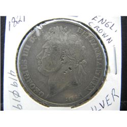 1821 Great Britain Dollar Sized Coin