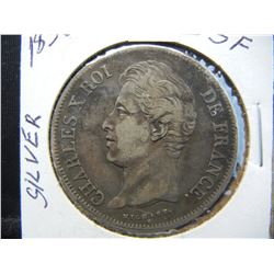 1830 France Dollar Sized Coin