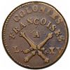 Image 1 : 1767-A French Colonies Sou, Breen 700, VF30.