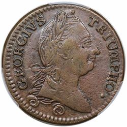 1783 Georgius Triumpho Token, Baker 7, GW-54, PCGS AU53.