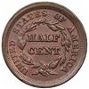 Image 2 : 1853 Braided Hair Half Cent, C-1, R1, AU detail, cleaned.